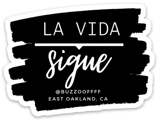 "la vida sigue" sticker